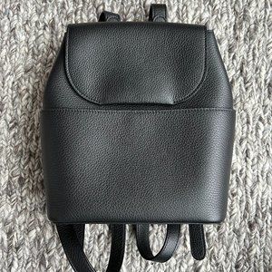 Cuyana Black Mini Backpack